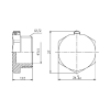 Заглушка Thermo Alliance Forte 1/2" НР SF35315 купить в САНН Одесса, изображение 2