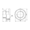Переход Thermo Alliance Forte 1" 1/4х1" ВН SF3603225 купить в САНН Одесса, изображение 2