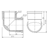 Уголок Thermo Alliance Forte 1/2" ВВ SF36815 купить в САНН Одесса, изображение 2