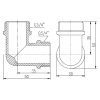 Уголок Thermo Alliance Forte 3/4" НН SF37320 купить в САНН Одесса, изображение 2