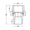 Сгон-американка Thermo Alliance Base 2"ВН никель, прямой SD190W50 купить в САНН Одесса, изображение 2