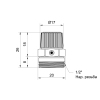 Кран Маевского Icma 1/2" с антипротечкой №702 купить в САНН Одесса, изображение 2