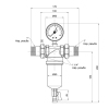 Самопромывной фильтр Icma 1" 1/4 №751 купить в САНН Одесса, изображение 2