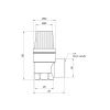 Предохранительный клапан Thermo Alliance Standart 1/2" ВР 6 бар SD2446 купить в САНН Одесса, изображение 2
