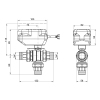 Кран шаровой зонный Icma 3/4" №344 купить в САНН Одесса, изображение 2