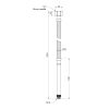 Гибкая подводка для воды Thermo Alliance Standart М10 100 см (пара) SD396W100L купить в САНН Одесса, изображение 2