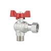 Кран шаровой с накидной гайкой Thermo Alliance Forte 1/2" ВН для воды угловой SF224W15 купить в САНН Одесса, изображение 3