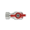Кран шаровой с накидной гайкой Thermo Alliance Forte 1/2" ВН для воды угловой SF224W15 купить в САНН Одесса, изображение 7