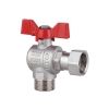 Кран шаровой с накидной гайкой Thermo Alliance Forte 3/4" ВН для воды угловой SF224W20 купить в САНН Одесса, изображение 3