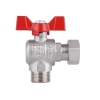 Кран шаровой с накидной гайкой Thermo Alliance Forte 3/4" ВН для воды угловой SF224W20 купить в САНН Одесса, изображение 5