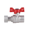 Кран шаровой с накидной гайкой Thermo Alliance Forte 1/2"х ВР для воды прямой SF260W15 купить в САНН Одесса, изображение 4