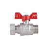Кран шаровой с накидной гайкой Thermo Alliance Forte 3/4" ВН для воды прямой SF261W20 купить в САНН Одесса, изображение 5
