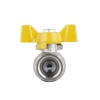 Кран шаровой Thermo Alliance Forte 1/2" ВН для газа (бабочка) SF607G15 купить в САНН Одесса, изображение 6