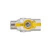 Кран шаровой Thermo Alliance Forte 1/2" ВН для газа (бабочка) SF607G15 купить в САНН Одесса, изображение 8