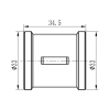 Муфта Thermo Alliance Forte 3/4" ВВ хром  SF356H20 купить в САНН Одесса, изображение 2