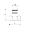 Наконечник Icma 1/2" 16х2 №98 купить в САНН Одесса, изображение 2
