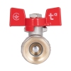 Кран шаровой Thermo Alliance Standart 1/2" ВР для воды (бабочка) SD602NW15PN40 купить в САНН Одесса, изображение 6
