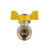 Кран шаровой Thermo Alliance Standart 1/2" ВН для газа (бабочка) SD607NG15PN40 купить в САНН Одесса, изображение 6