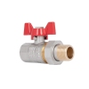Кран шаровой "Американка" Thermo Alliance Standart 1/2" ВН прямой SD220NW15PN40 купить в САНН Одесса, изображение 3
