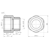 Муфта обжимная Thermo Alliance Forte 16х1/2" В SF171W1615 купить в САНН Одесса, изображение 2