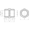 Муфта обжимная Thermo Alliance Forte 16х1/2" НР SF172W1615 купить в САНН Одесса, изображение 2