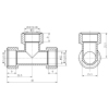 Тройник обжимной Thermo Alliance Forte 16 SF176W161616 купить в САНН Одесса, изображение 2