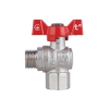 Кран шаровой Thermo Alliance Forte 1/2" ВН для воды угловой (бабочка) SF267W15 купить в САНН Одесса, изображение 4