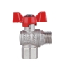 Кран шаровой Thermo Alliance Forte 1/2" ВН для воды угловой (бабочка) SF267W15 купить в САНН Одесса, изображение 5