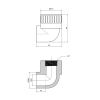 Уголок PPR Thermo Alliance 20х1/2" ВР купить в САНН Одесса, изображение 2