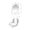Уголок PPR Thermo Alliance 25х3/4" НР купить в САНН Одесса, изображение 2