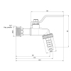 Кран поливочный Thermo Alliance Standart 3/4" SD140W20 купить в САНН Одесса, изображение 2