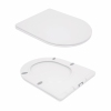 Унитаз подвесной Qtap Swan безободковый с сиденьем Soft-close QT16335178W купить в САНН Одесса, изображение 14