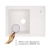 Кухонная мойка Lidz 620x435/200 WHI-01 (LIDZWHI01620435200) купить в САНН Одесса, изображение 3