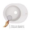 Кухонная мойка Lidz 620x500/200 WHI-01 (LIDZWHI01615500200) купить в САНН Одесса, изображение 3