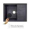 Кухонная мойка Lidz 650x500/200 BLA-03 (LIDZBLA03650500200) купить в САНН Одесса, изображение 3