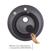 Кухонная мойка Lidz D510/200 BLA-03 (LIDZBLA03D510200) купить в САНН Одесса, изображение 3