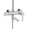 Душевая система универсальная Qtap Grand на три потребителя (с изливом) QTGRACRM1004 Chrome купить в САНН Одесса, изображение 3
