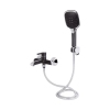 Смеситель для ванны Qtap Grand (c душевым гарнитуром) QTGRABCR006 Chrome/Black купить в САНН Одесса, изображение 3