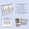 Готове рішення Qtap для ванної кімнати: підвісний унітаз Crow Rimless 520х360х290 + комплект інсталяції Nest 4 в 1 (квадратна клавіша Chrome) купити в САНН Одеса, зображення 5