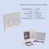 Готове рішення Qtap для ванної кімнати: підвісний унітаз Swan Rimless 520х360х320 + комплект інсталяції Nest 4 в 1 (кругла клавіша Satin) купити в САНН Одеса, зображення 5