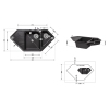 Кухонная мойка с дополнительной чашей Lidz 1000x500/225 GRF-13 (LIDZGRF131000500225) купить в САНН Одесса, изображение 2