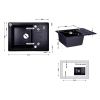 Кухонная мойка Lidz 620x435/200 ANT-15 (LIDZANT15780500200) купить в САНН Одесса, изображение 2