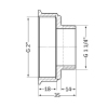 Переходник Thermo Alliance Standart 2"х1 1/4" ВН SD4095032 купить в САНН Одесса, изображение 2