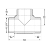 Тройник Thermo Alliance Standart 3/4" НР SD41220 купить в САНН Одесса, изображение 2