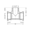 Тройник Thermo Alliance Standart 1/2" ВНВ SD41515 купить в САНН Одесса, изображение 2