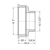 Переходник Thermo Alliance Standart 2"х1 1/2" ВН SD4095040 купить в САНН Одесса, изображение 2
