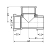 Тройник Thermo Alliance Standart 3/4" ВВН SD41320 купить в САНН Одесса, изображение 2