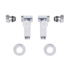 Комплект кранов Thermo Alliance Standart 1/2", хром,  для полотенцесушителя угловой SF395W15HE купить в САНН Одесса, изображение 5