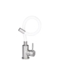 Смеситель для кухни Lidz Aria 015F3 с гибким изливом (k35) LDARI015F3WHI43362 White / Nickel купить в САНН Одесса, изображение 3