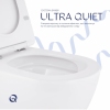 Унитаз подвесной Qtap Robin New безободковый с сиденьем Soft-close QT13332381АSW купить в САНН Одесса, изображение 5